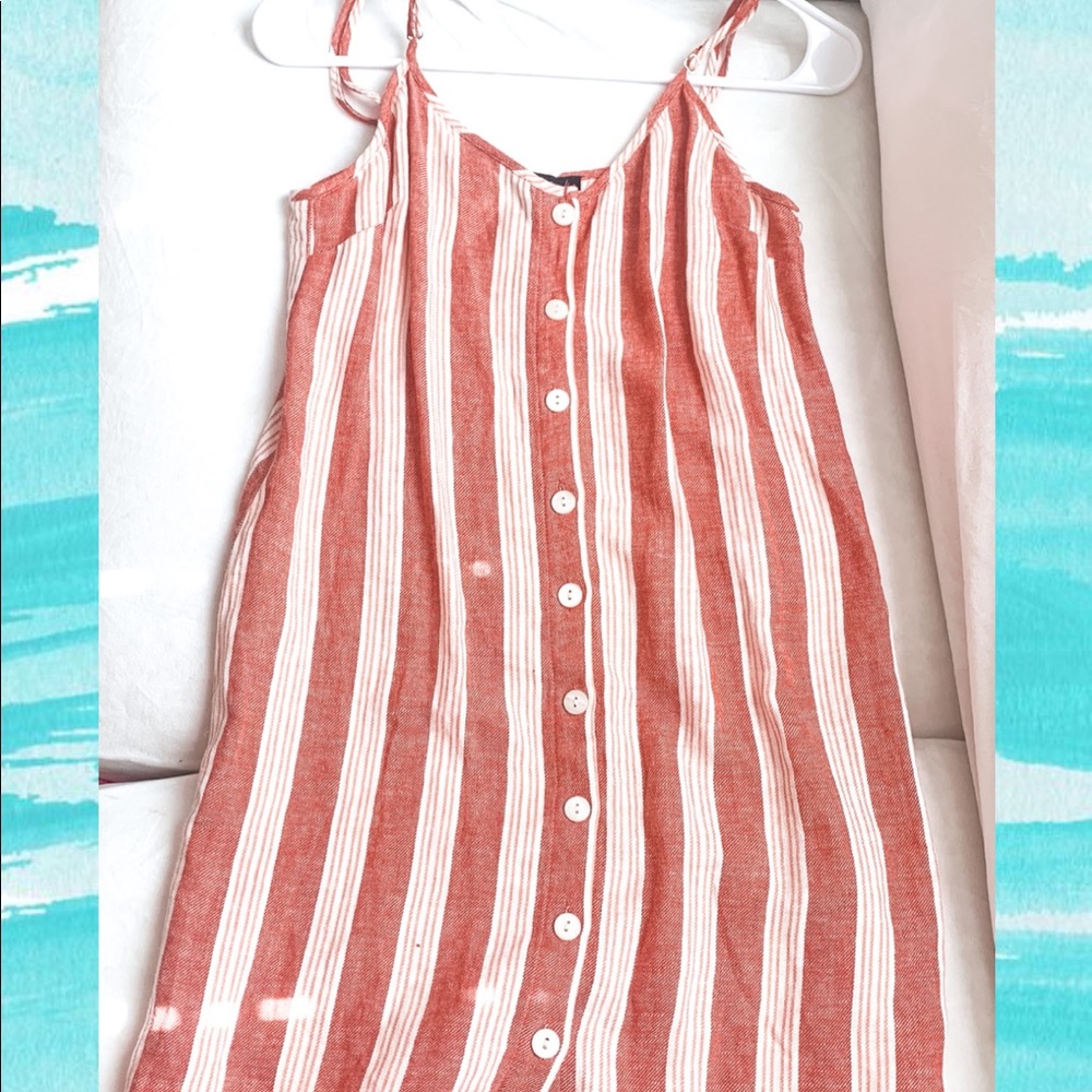 Pink & White beach dress